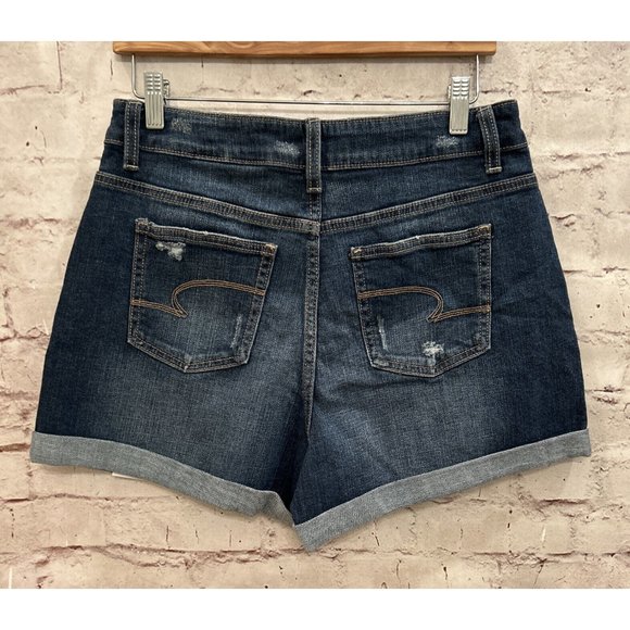 Time and Tru Shorts Time And Tru Womens High Rise Relaxed Fit Denim